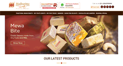 Desktop Screenshot of madhurimasweets.com